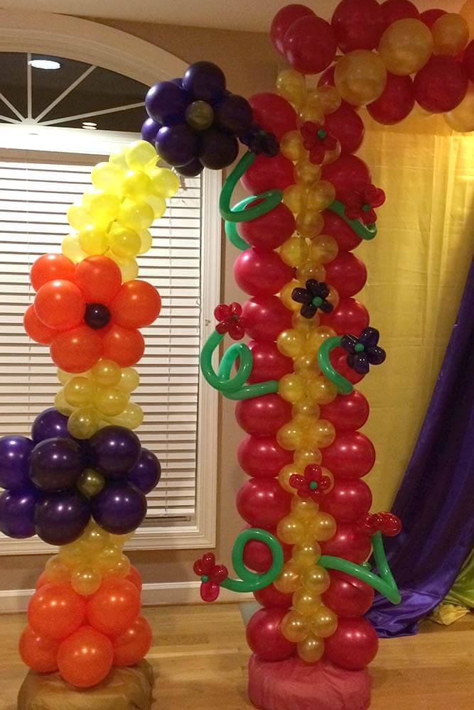 Pravin performing at an elementary school